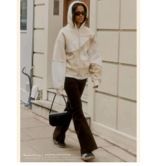 Brand-new Free People hoodie patchwork landscape Jacket - Picture 3 of 9